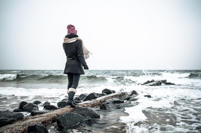 Gummistiefel im Winter halten einiges aus