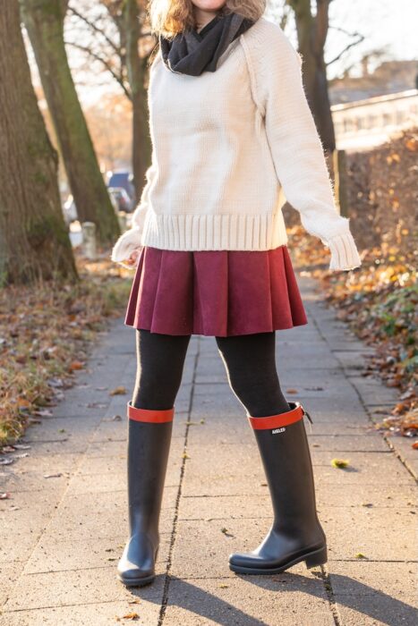 Gummistiefel mit hohem Schaft Aigle Myrica Tragebild