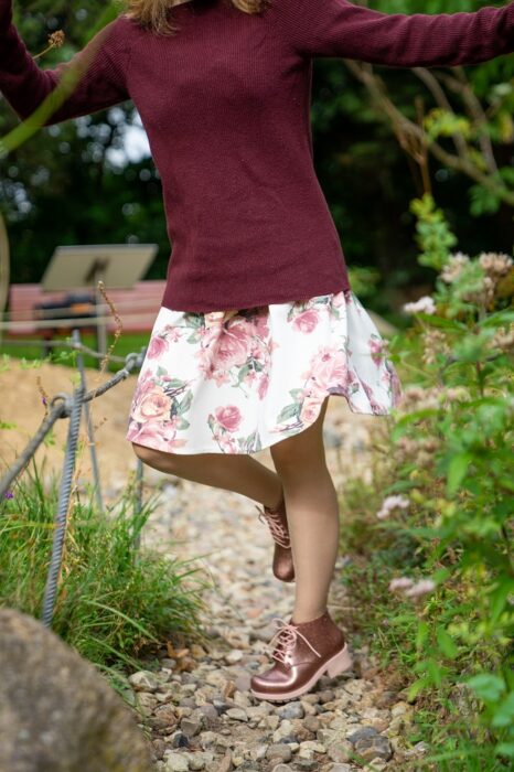 Melissa Mel Stellar Gummistiefeletten Outfit Herbst