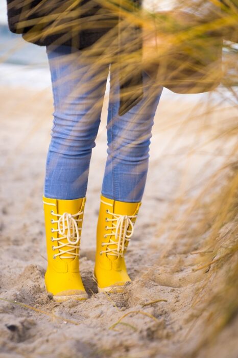 Gummistiefel mit Schnürung Viking Retro