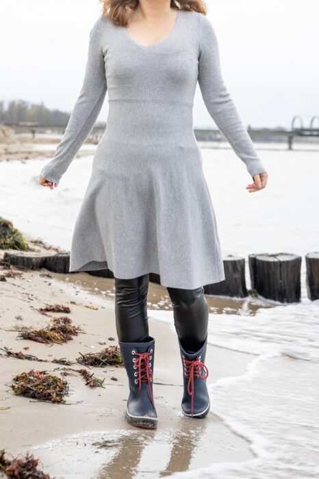Gummistiefel mit Schnürung wasserdicht