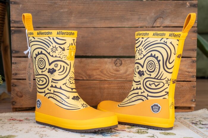 Gelbe Gummistiefel Kinder Affenzahn