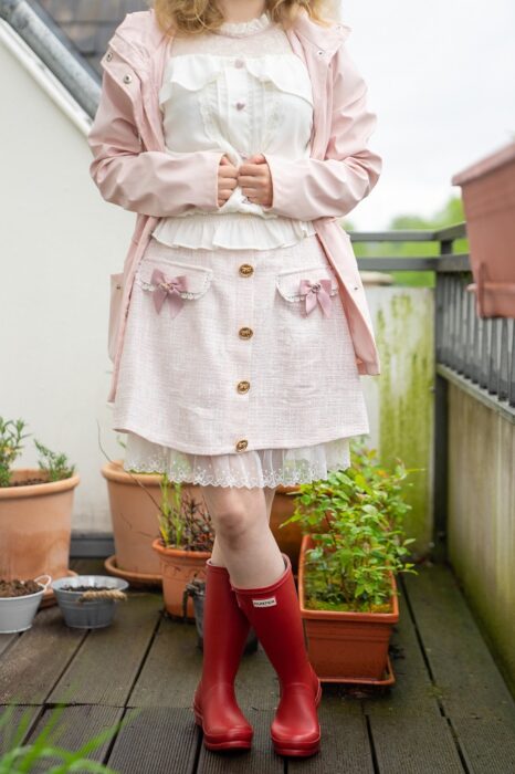 Gummistiefel J-Fashion Kawaii Regen Outfit