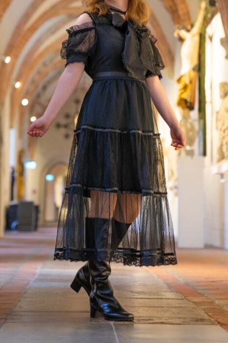 Gummistiefel J-Fashion langes Liz Lisa Kleid