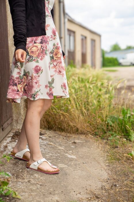 Birkenstock Gizeh Sommerkleid Outfit