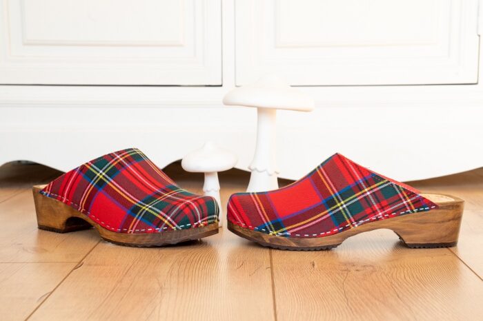 me&myClogs LYCKA low heel TARTAN