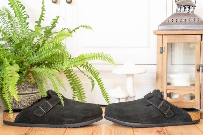 Gefütterte Birkenstock Hausschuhe