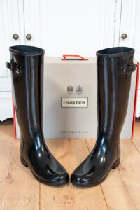 Hunter Refined Gloss Damen Boots Stiefel