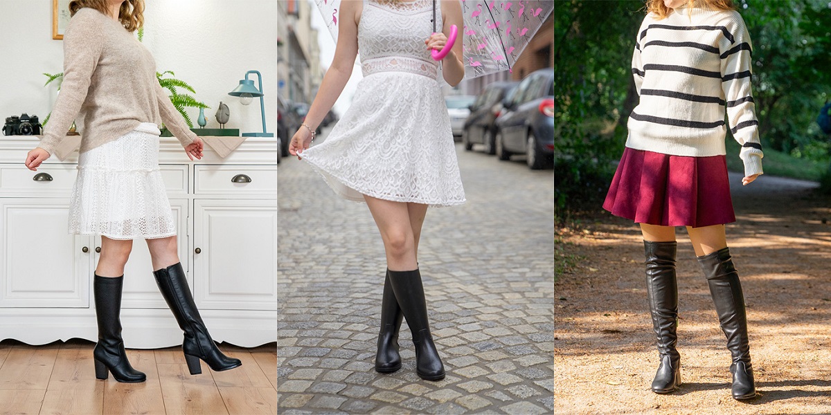 Kleid Rock und Stiefel Titelbild