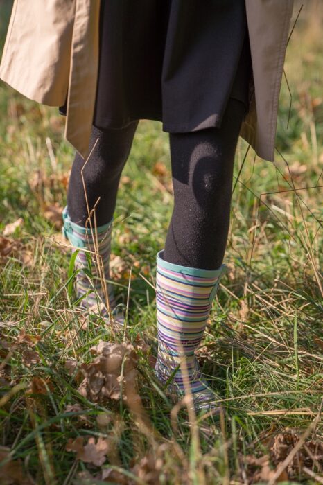 Gummistiefel mit Streifen Next Kinder