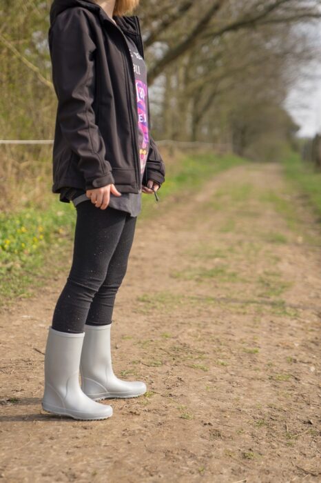 Silberne Bundgaard Gummistiefel Kinder