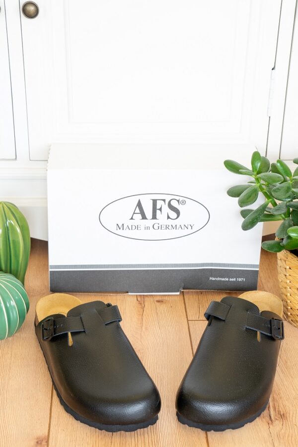 Chaussons Femme AFS-Schuhe 2900 - En Cuir Véritable, Fabriqués En Allemagne - Rose, Taille 37 EU - Confort Optimal - 5