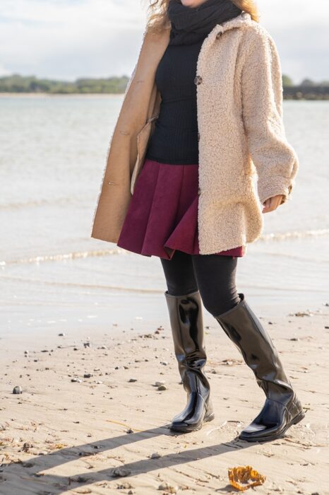 Gummistiefel im Herbst Acquo kniehoch