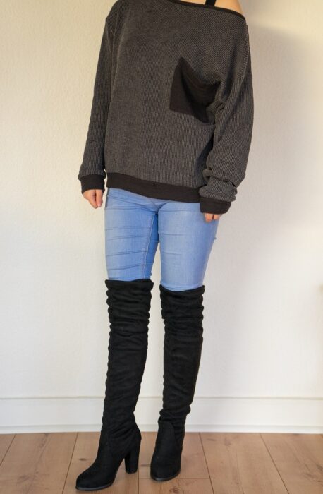 Stiefel über Jeans tragen