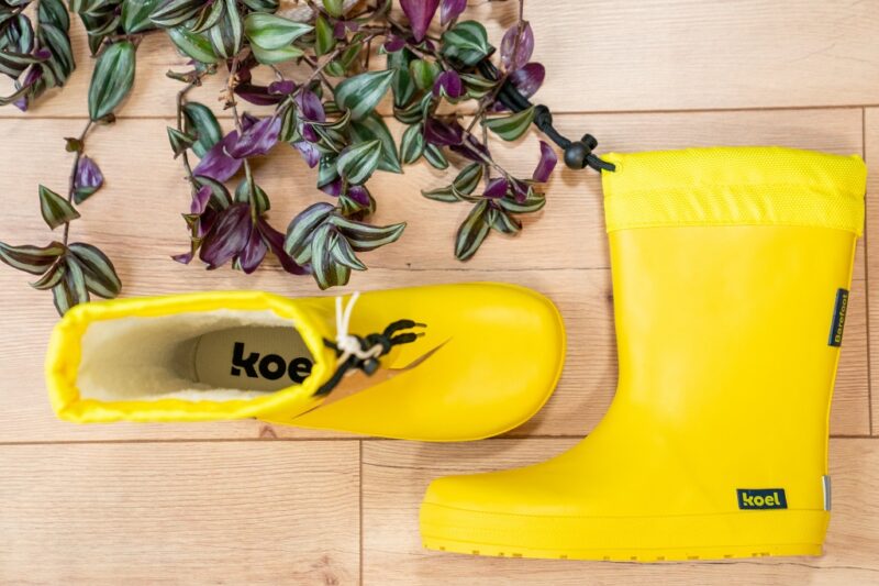KOEL Barefoot Gummistiefel Für Kleinkinder - WELLIE Blossom