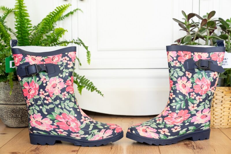 Laquieio Gummistiefel Damen - Winddichte Regenstiefel Für Outdoor-Aktivitäten