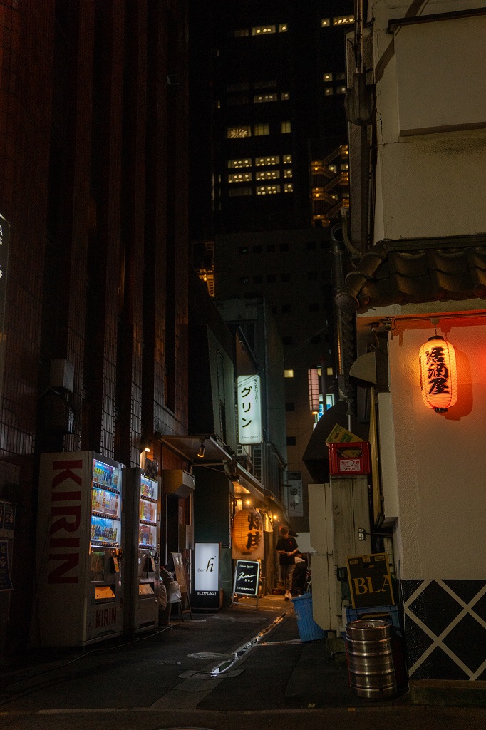 3 - Tokio bei Nacht Getränkeautomaten