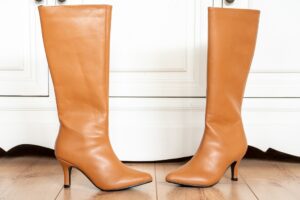 Andypola spitze Stiefel Absatz