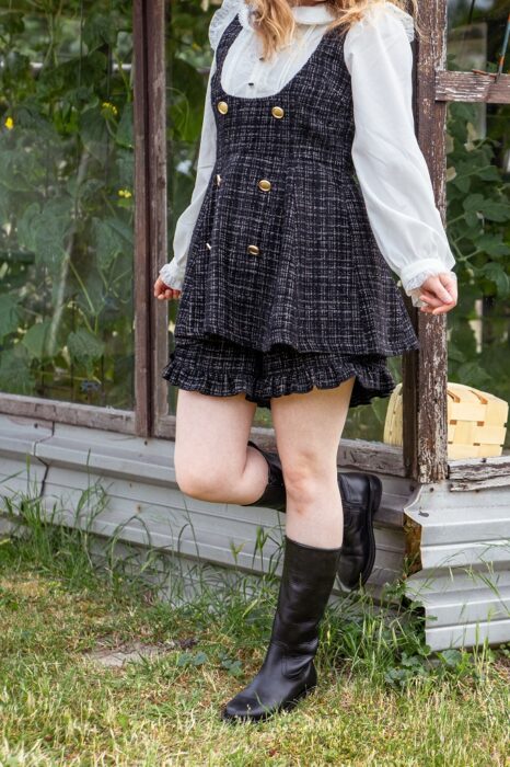 4 Modetrend Herbst Winter 2025 2026 Romantische Rüschen Kleid