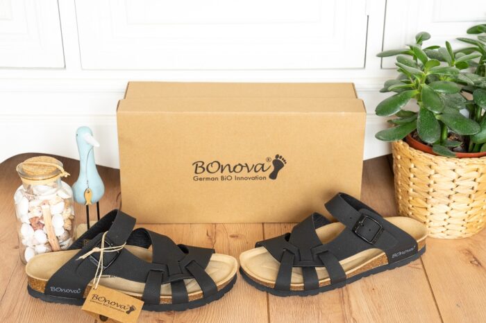 Korksandalen drei Riemen Bonova Melle