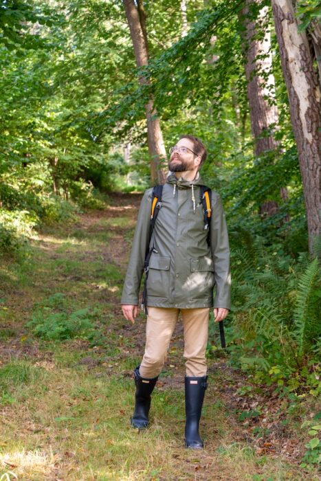 Hunter Downpour Wald Wandern