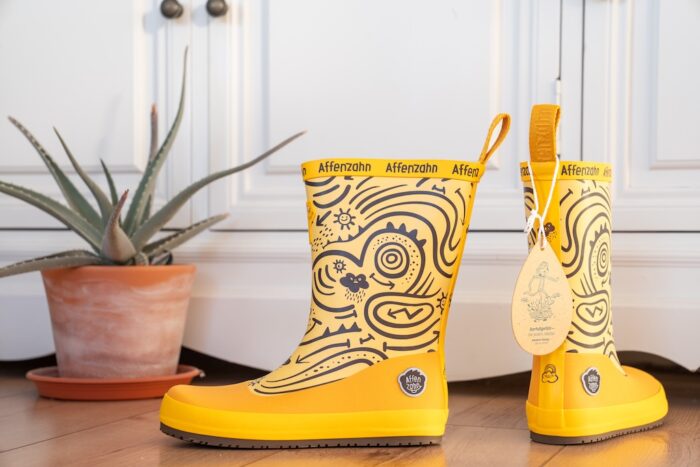 Affenzahn Vegan Splash Gummistiefel Details