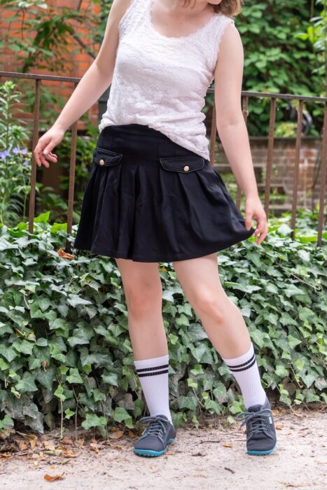 Barfußschuhe des Jahres leguano Tragebild