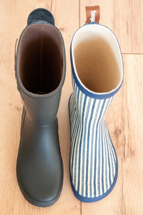 Bisgaard Barfußgummistiefel vs normale Gummistiefel