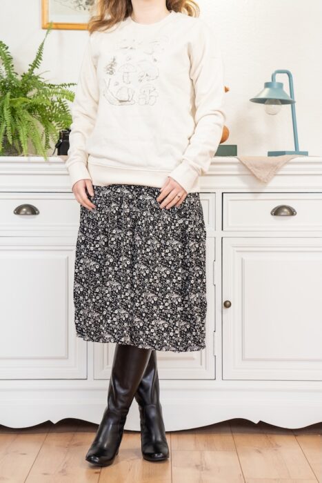 Sexy Stiefel alltagstauglich stylen Lederstiefel unter Midirock