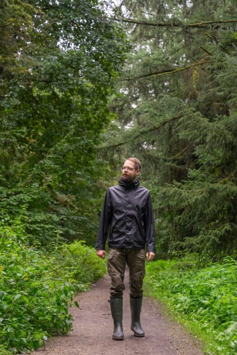 Wandergummistiefel des Jahres 2026 Aigle Parcours Tragebild