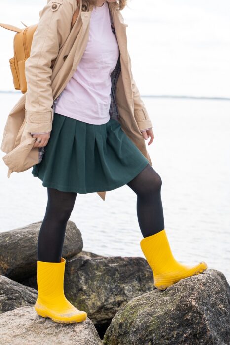 Barfußgummistiefel Damen Wildling Ranidae Tragebild