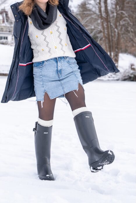 Gummistiefel Allrounder des Jahres 2026 Aigle Aiglentine Tragebild